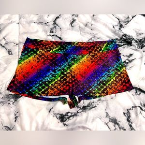 Foreplay Rave skirt/booty shorts